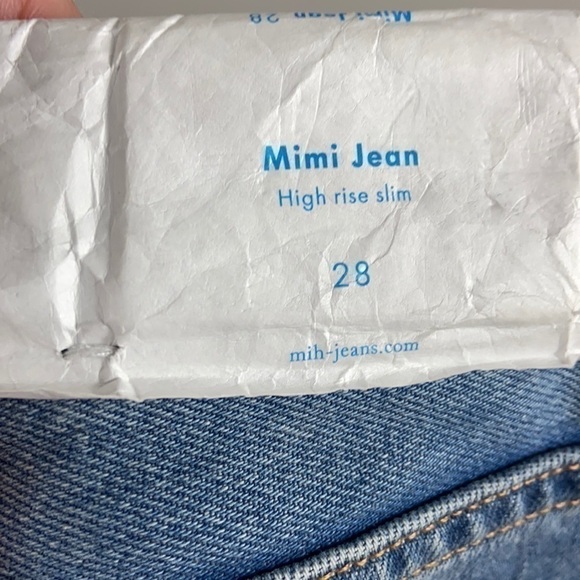 Anthropologie M.i.h Jeans Mimi High Rise Slim jeans size 28 - Picture 4 of 15